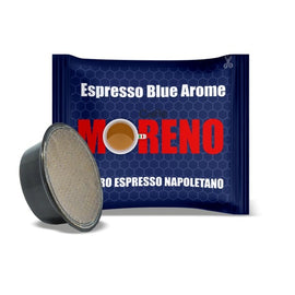 100 CAPSULE CAFFE MORENO MISCELA BLUE AROME COMPATIBILI A MODO MIO