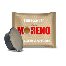 100 CAPSULE CAFFE MORENO MISCELA ESPRESSO BAR COMPATIBILE A MODO MIO