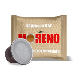 100 CAPSULE CAFFE MORENO MISCELA ESPRESSO BAR COMPATIBILI NESPRESSO