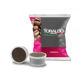 100 CAPSULE CAFFE TORALDO MISCELA CLASSICA COMPATIBILI ESPRESSO POINT